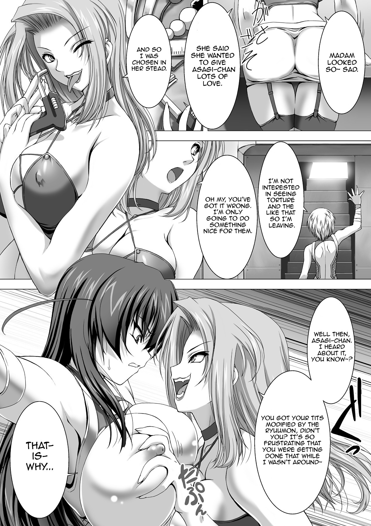 Hentai Manga Comic-Anti-demon Ninja Asagi Embarrassing Dark Game-Read-25